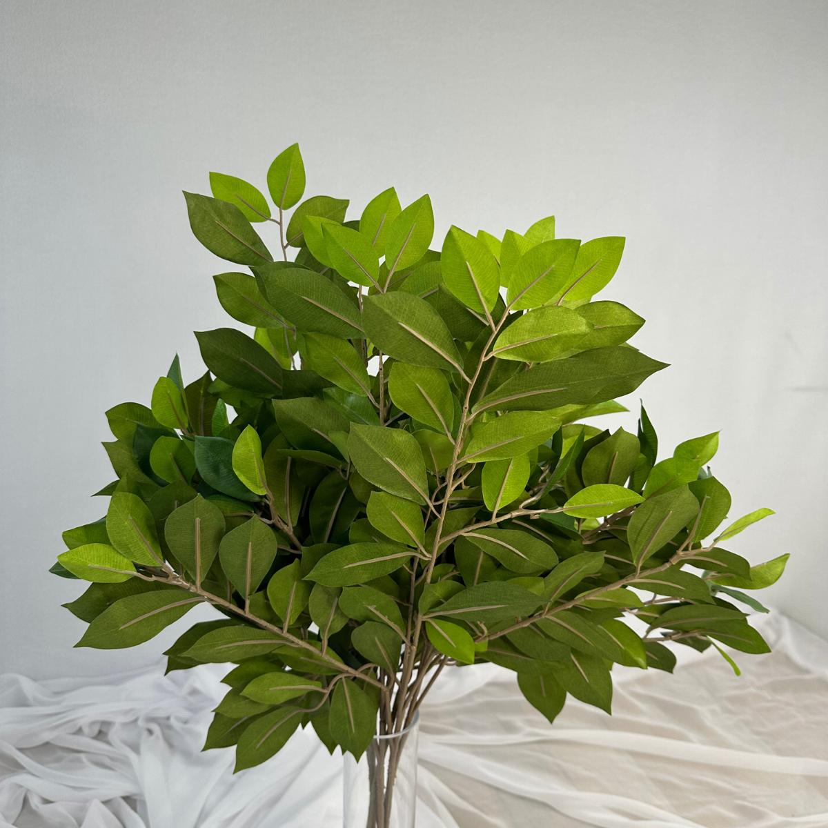Ficus Green Leaf Spray- Realistic Artificial Flowers