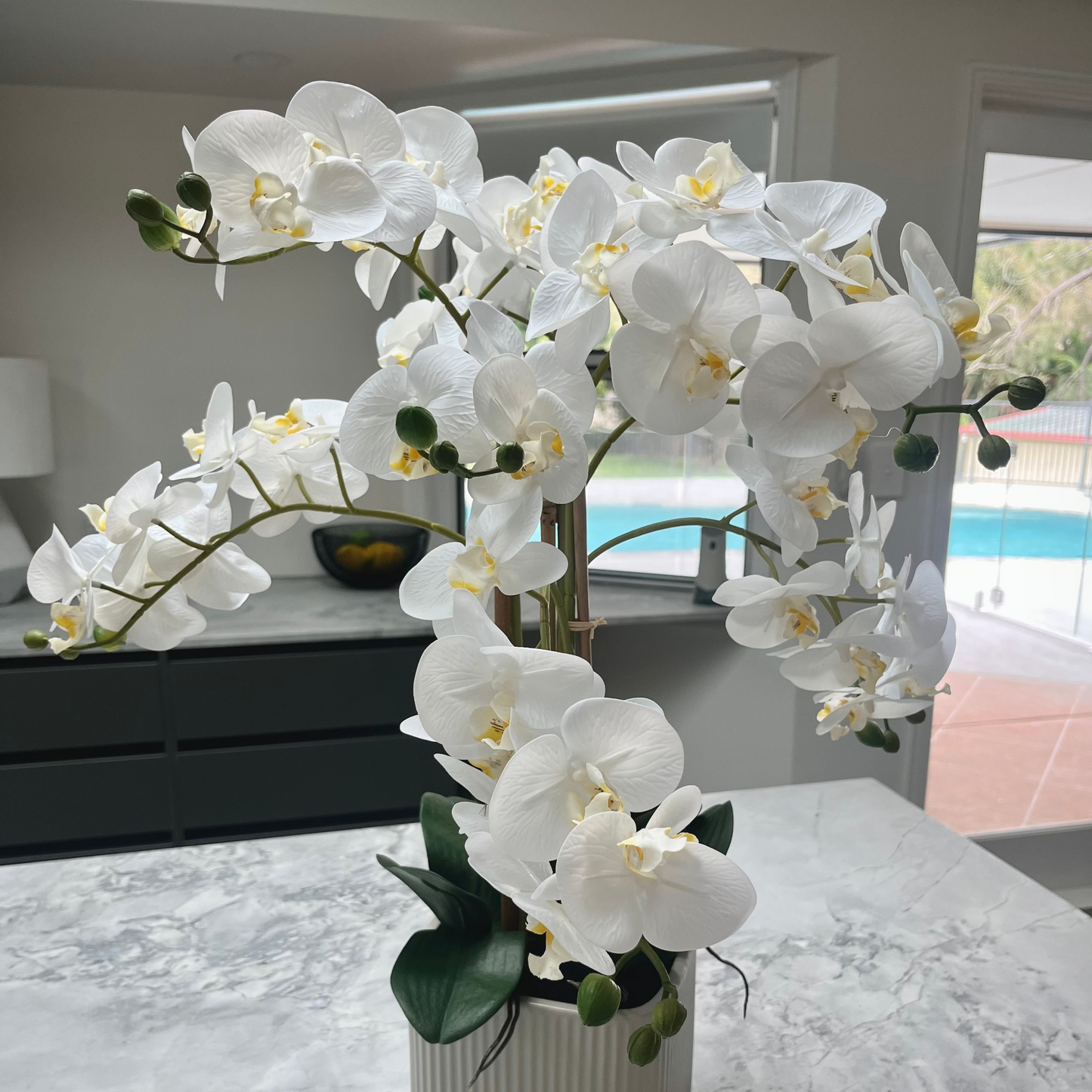Real Touch Orchid Plant - Realistic Artificial Flowes