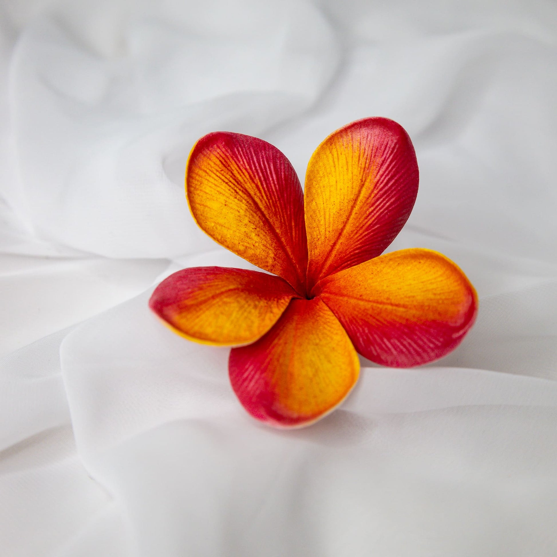 artificial tropical frangipani flower