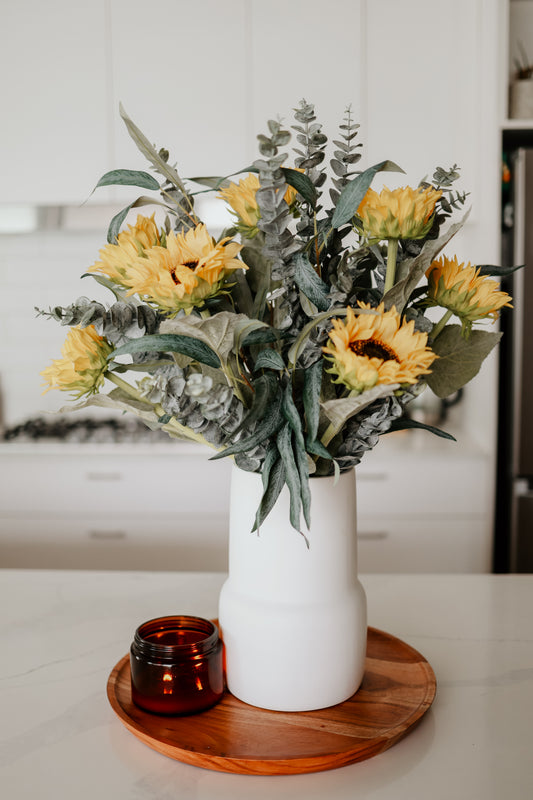 Real Touch Sunflower Arrangement - Realistic Artificial Flowers