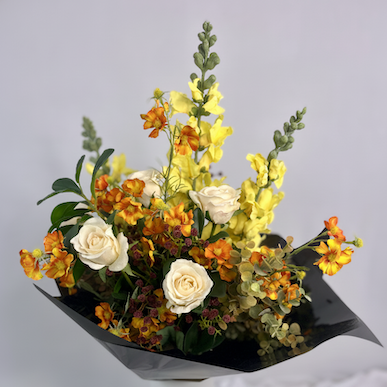 Golden Tones Bouquet -Real Touch Blooms