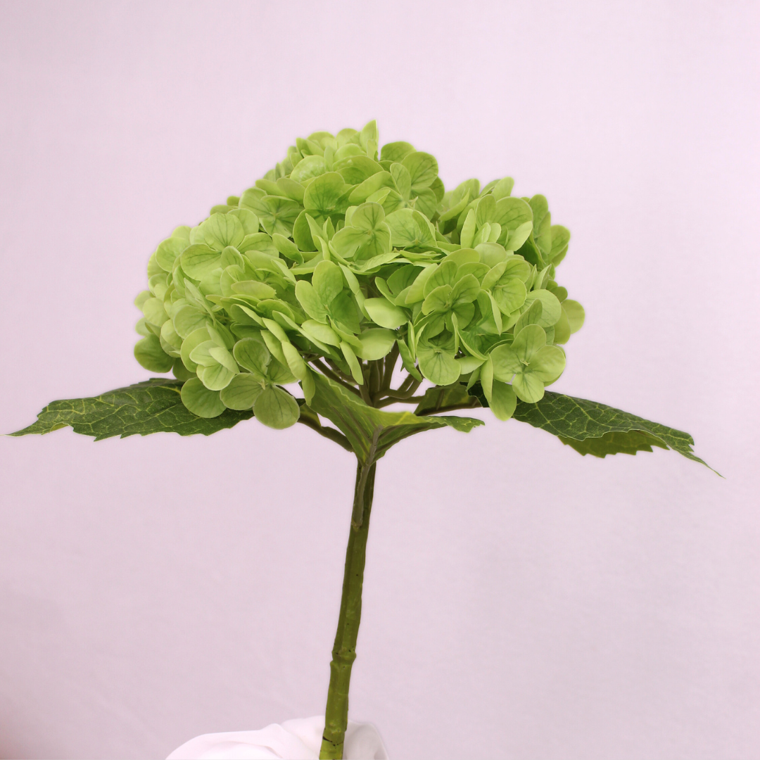 Dark Green Real Touch Hydrangea - Medium