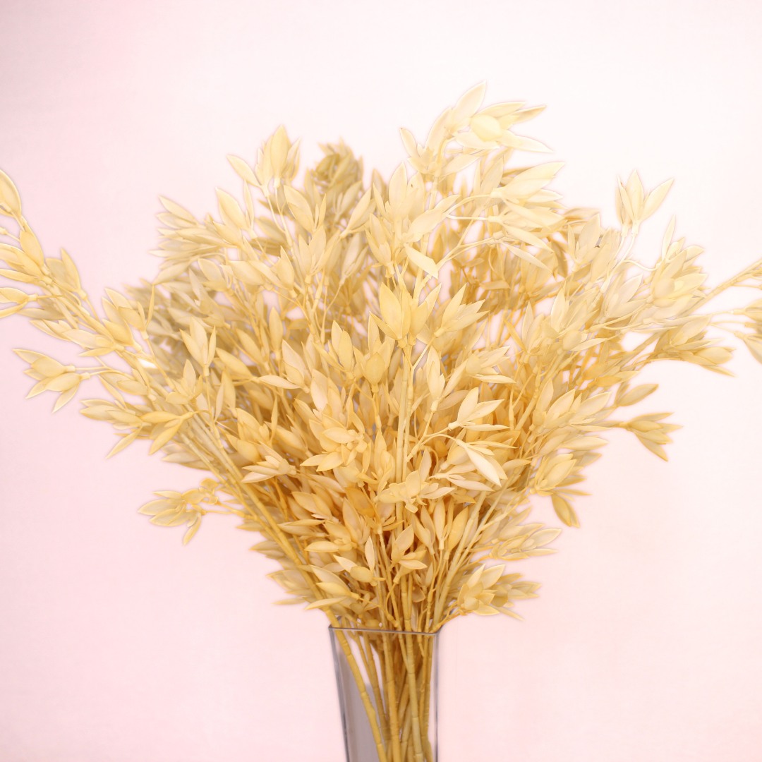Golden Grass Foliage Stem - Realistic Artificial Flowers