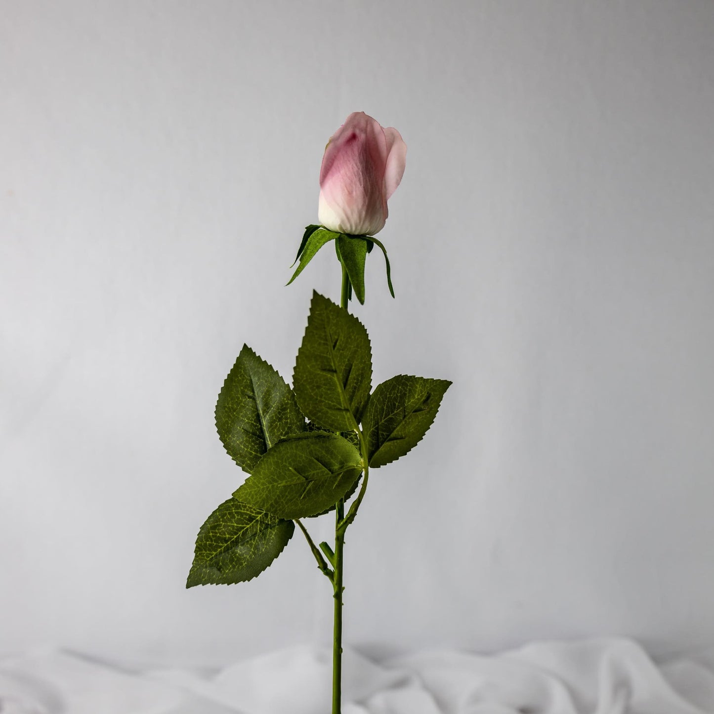 artificial Pink Ice Real Touch Rose Bud