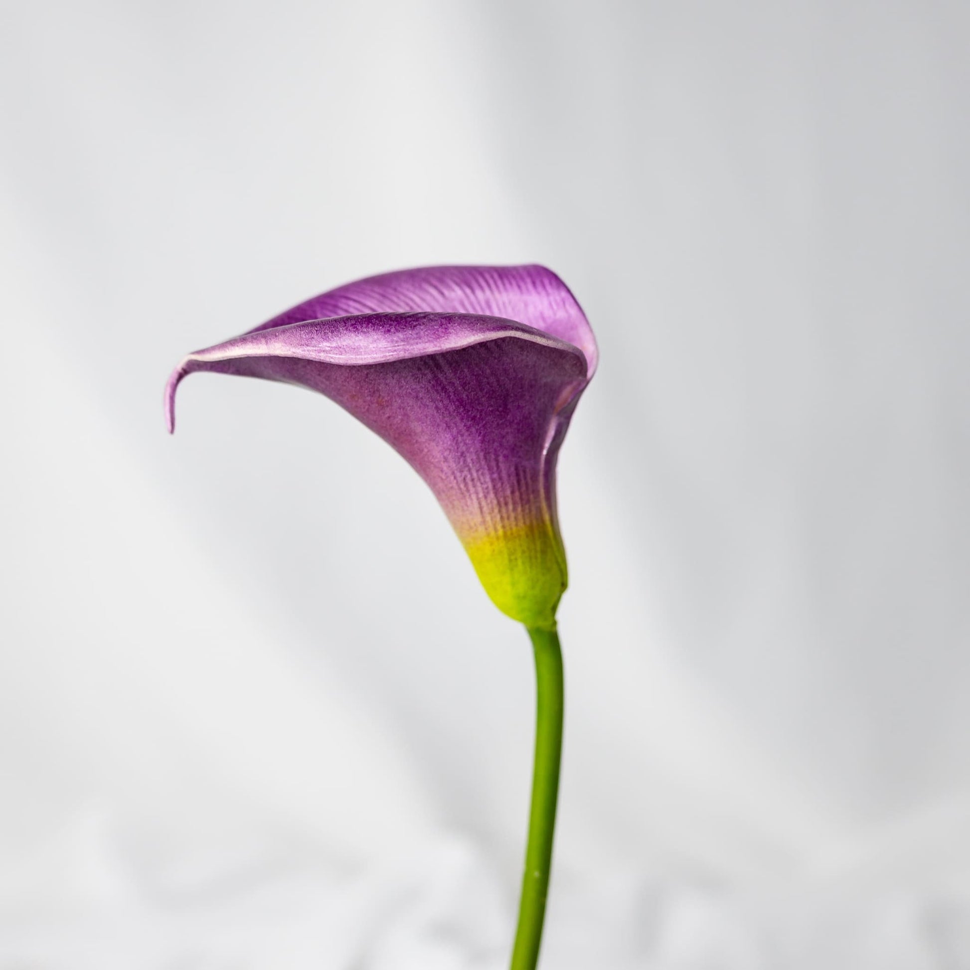 artificial Purple Buttonhole Calla Lily