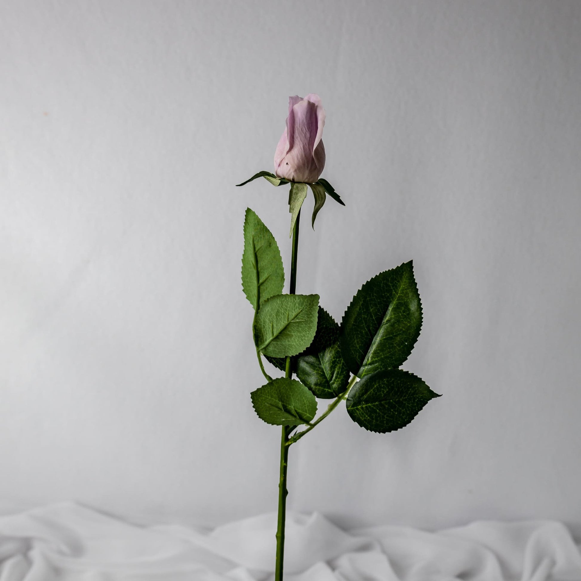 artificial Vintage Lilac Real Touch Rose bud