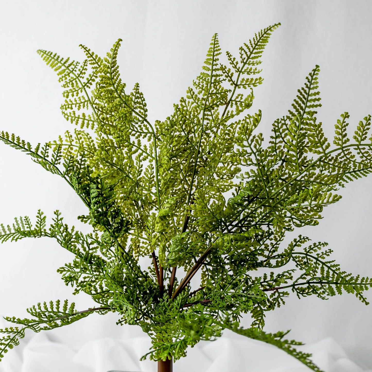 artificial Herringbone Ferns closer look