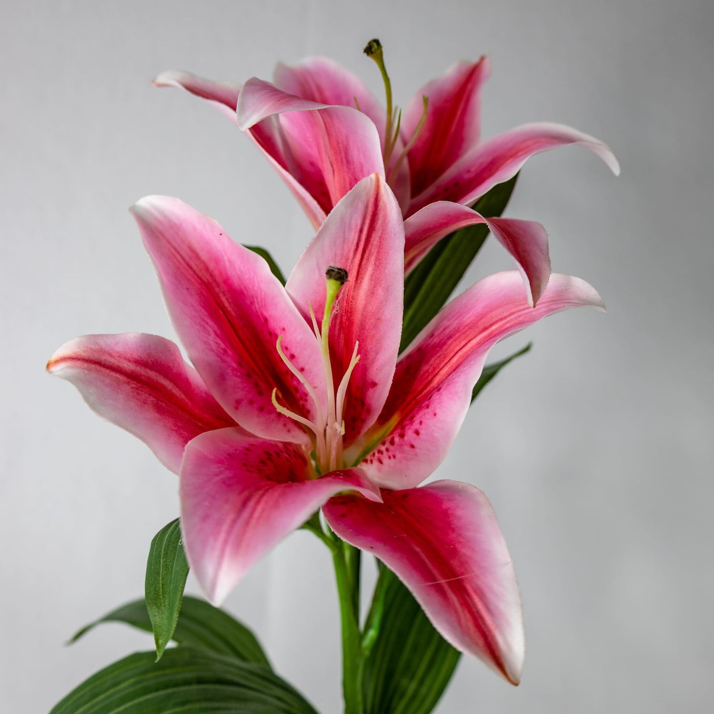 artificial Dark Pink Oriental Lilies