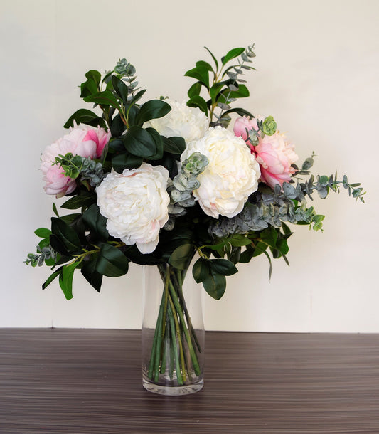 Peony Flower Bouquet - Realistic Artificial Flowers