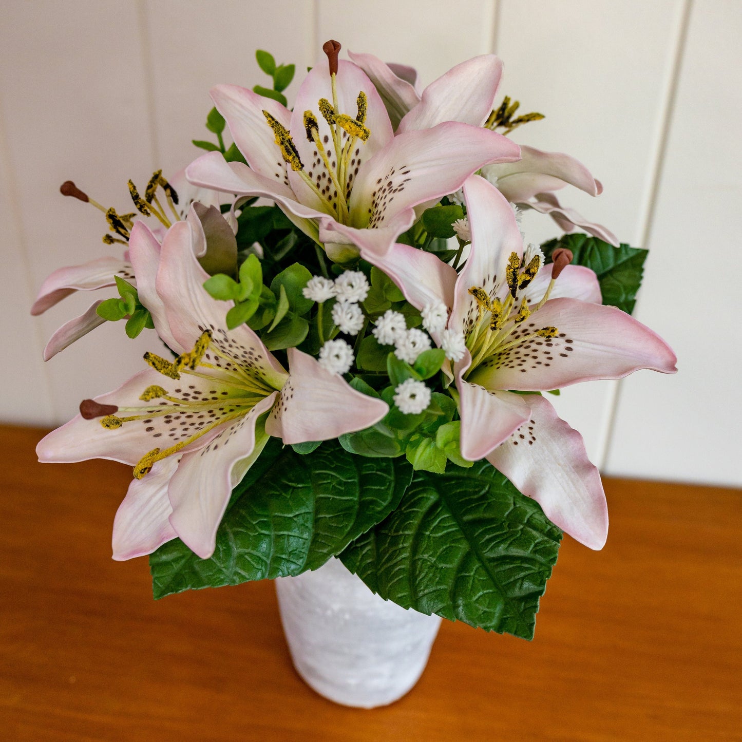 Real Touch Asiatic Lily Bouquet - Realistic Artificial Flowers