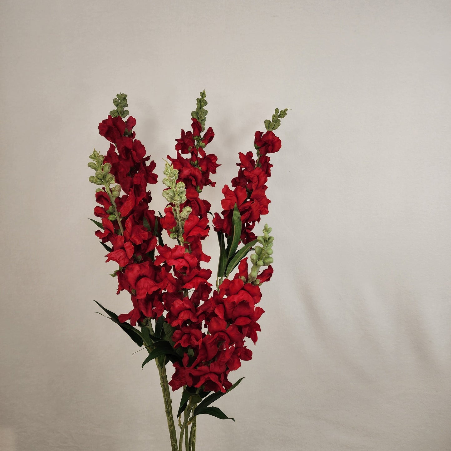 Red Snapdragons - Realistic Artificial Flowers
