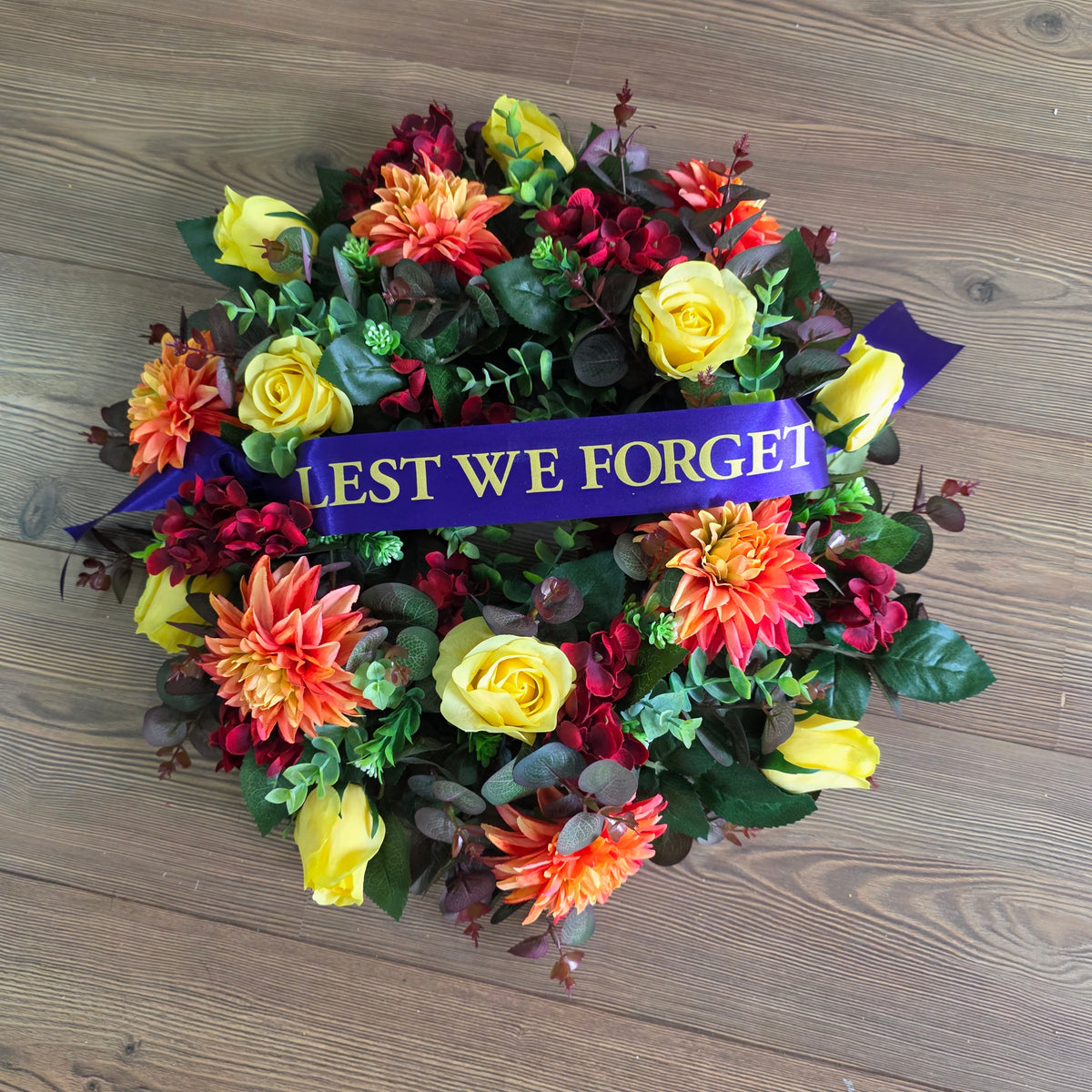 Wreath in Autumn Tones