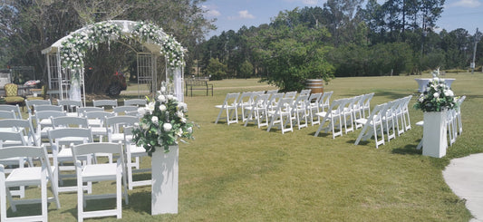 Advantages of Using Artificial Flowers for Wedding Arbors & Ceremony Styling