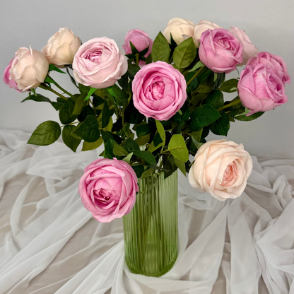 Shades of Pink Real Touch Rose Bouquet