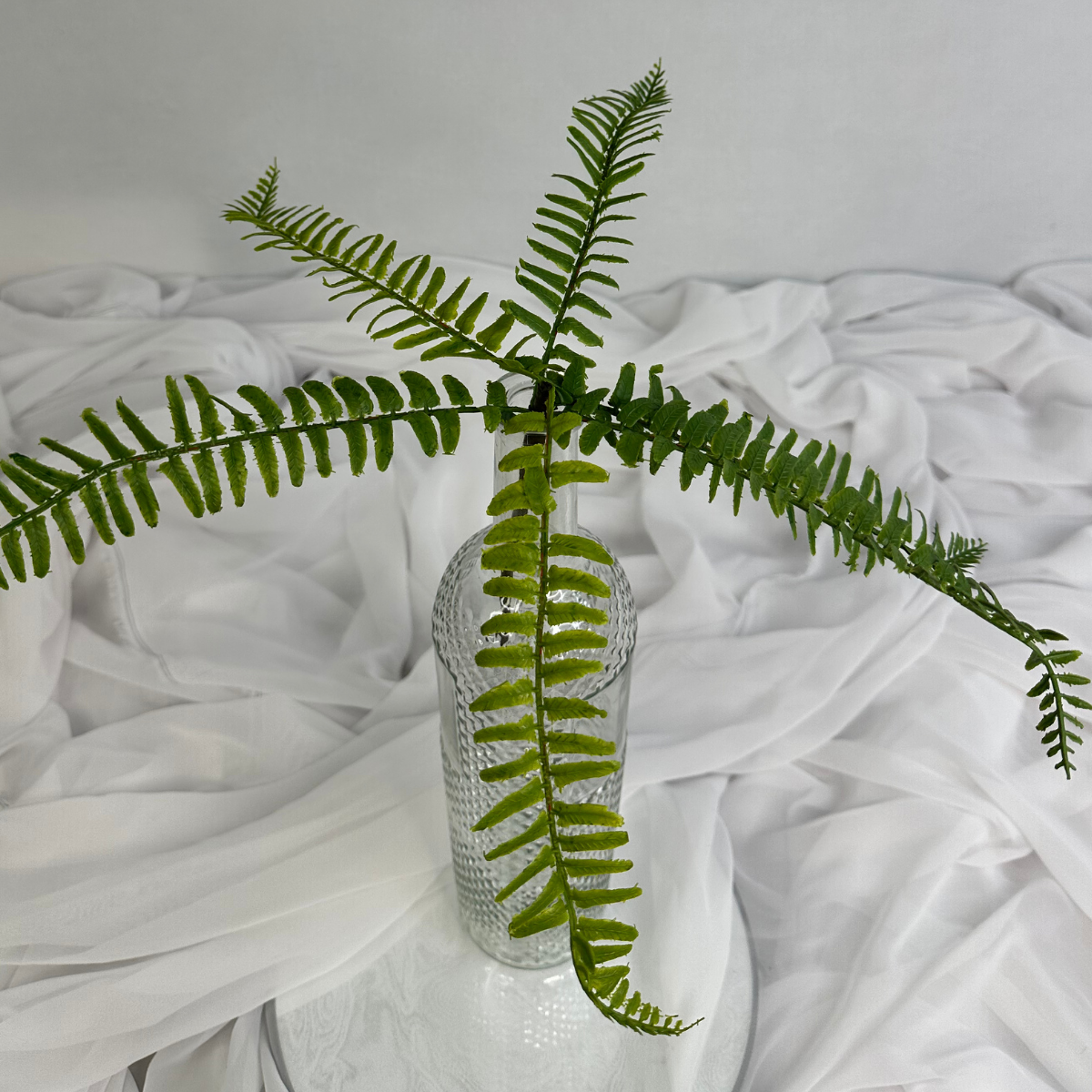 Artificial Boston Fern Stem Lifelike Greenery for Arrangements