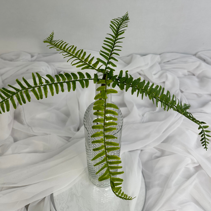 Artificial Boston Fern Stem Lifelike Greenery for Arrangements
