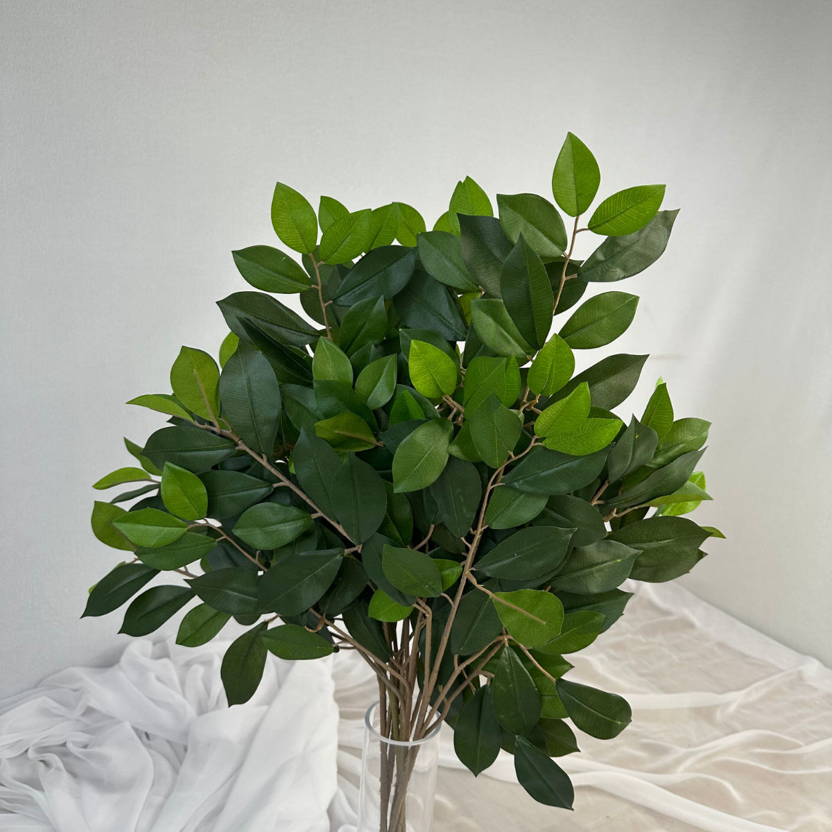 Ficus Green Leaf Spray- Realistic Artificial Flowers
