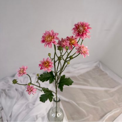 Pink Princess Dahlia Stem – Realistic Artificial Flowers