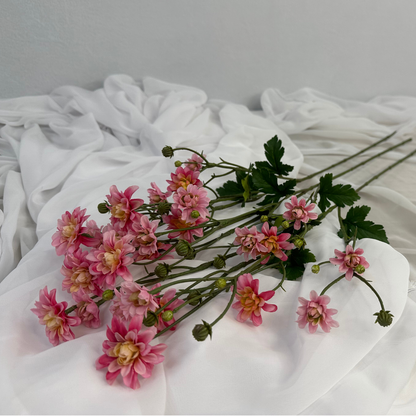 Pink Princess Dahlia Stem – Realistic Artificial Flowers