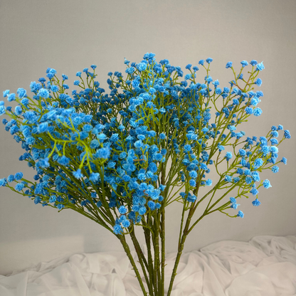 Baby's Breath Deep Blue (Gypsophila) - Realistic Artificial Flowers