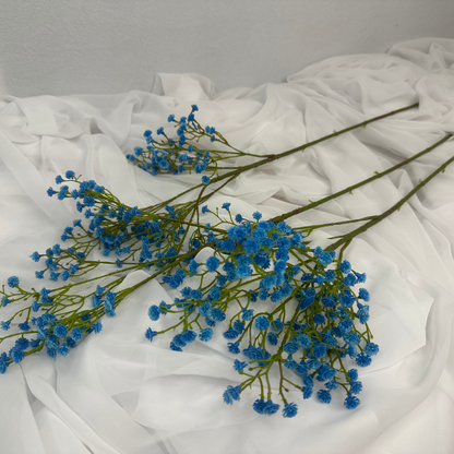 Baby's Breath Deep Blue (Gypsophila) - Realistic Artificial Flowers