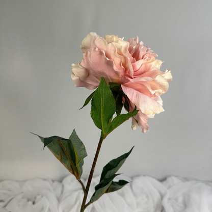 Large Pale Pink Peony Silk -Realistic Artificial Flowers