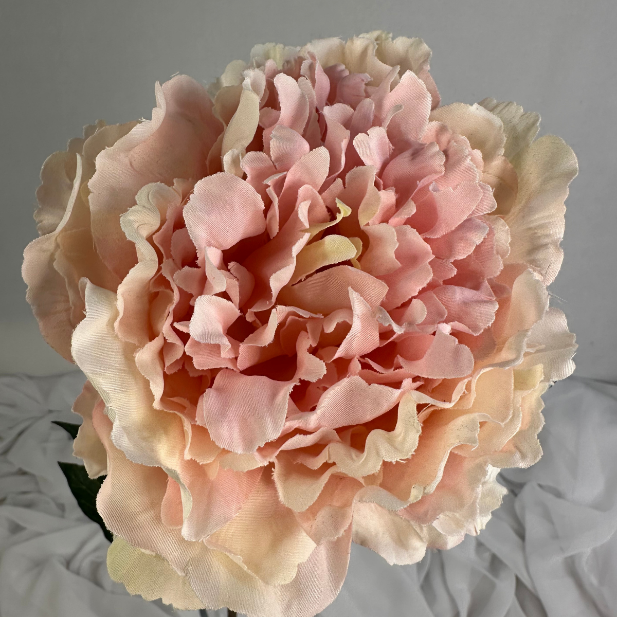 Large Pale Pink Peony Silk -Realistic Artificial Flowers