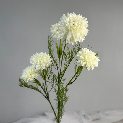 Cream Chrysanthemum Spray – Realistic Artificial Flowers