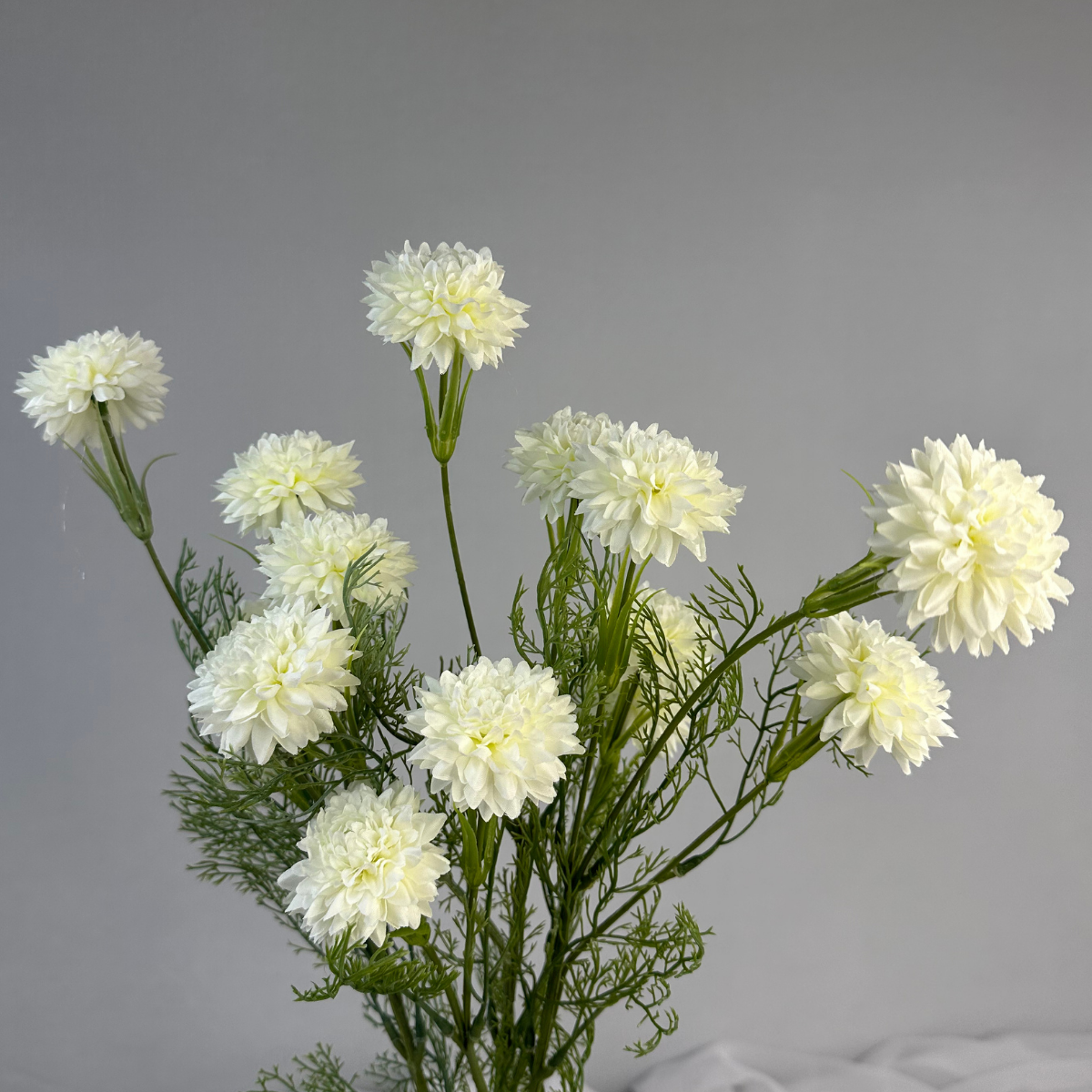 Cream Chrysanthemum Spray – Realistic Artificial Flowers