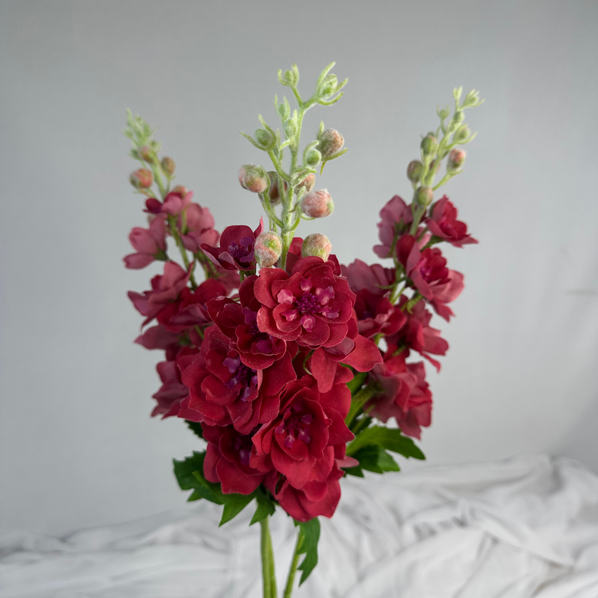 Plum Real Touch Delphinium - Realistic Artificial Flowers