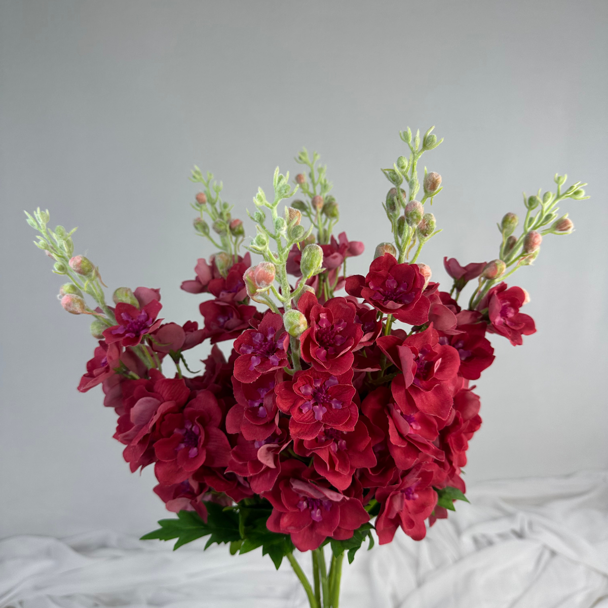 Plum Real Touch Delphinium - Realistic Artificial Flowers