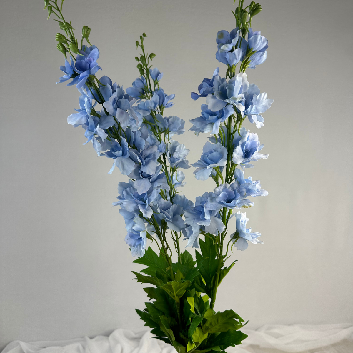 Light Blue Real Touch Delphinium - Realistic Artificial Flowers