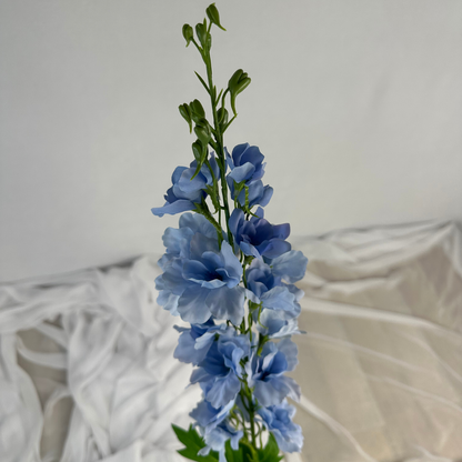 Light Blue Real Touch Delphinium - Realistic Artificial Flowers