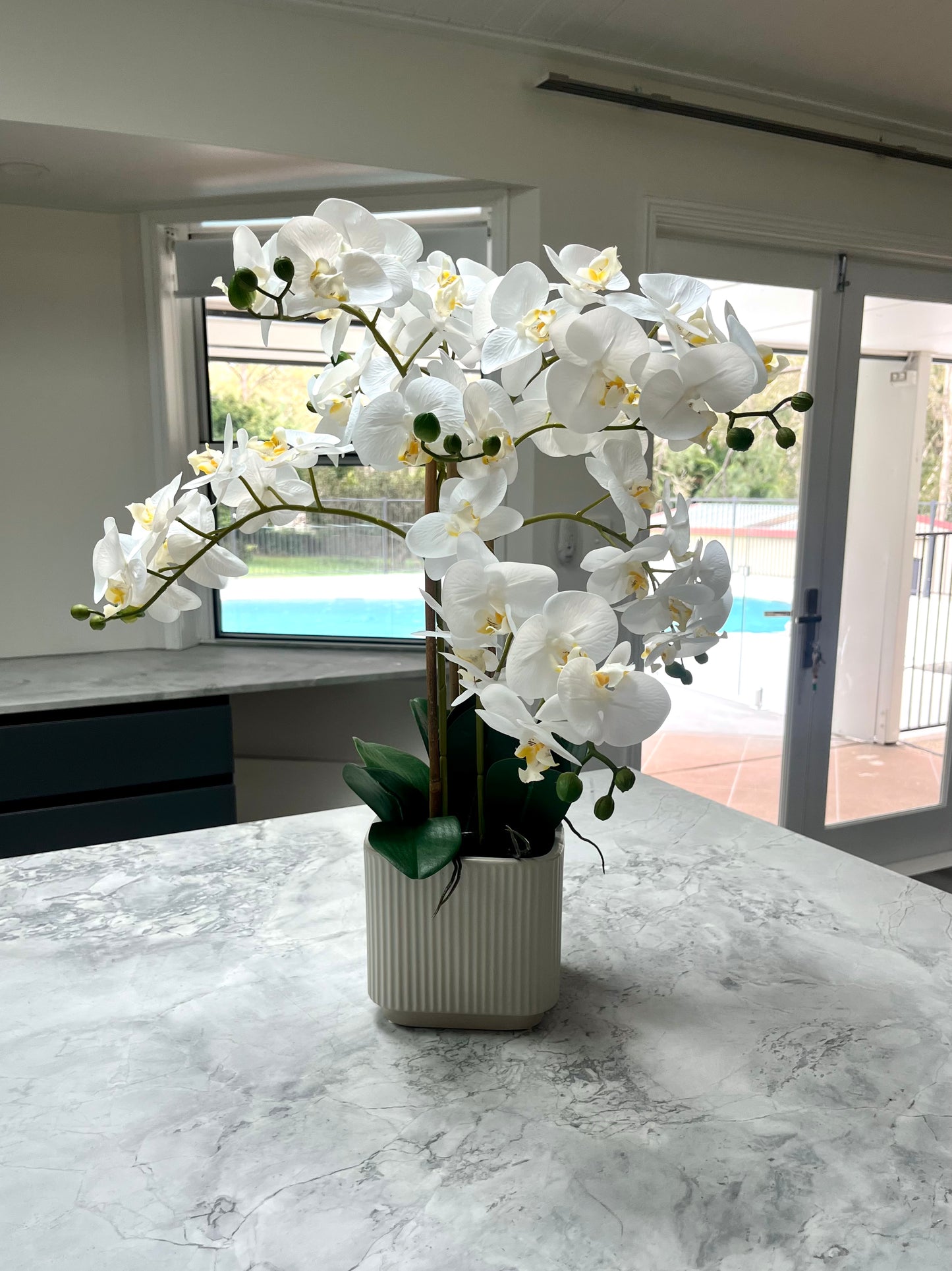 Real Touch Orchid Plant - Realistic Artificial Flowes