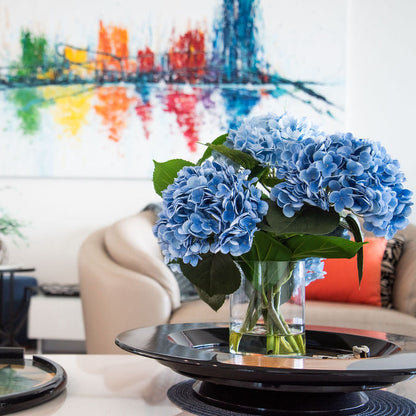 Light Blue Real Touch  Hydrangea - Medium