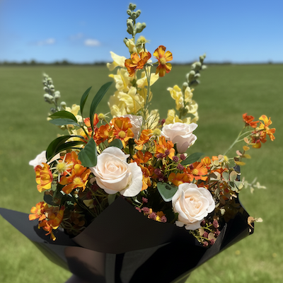 Golden Tones Bouquet -Real Touch Blooms