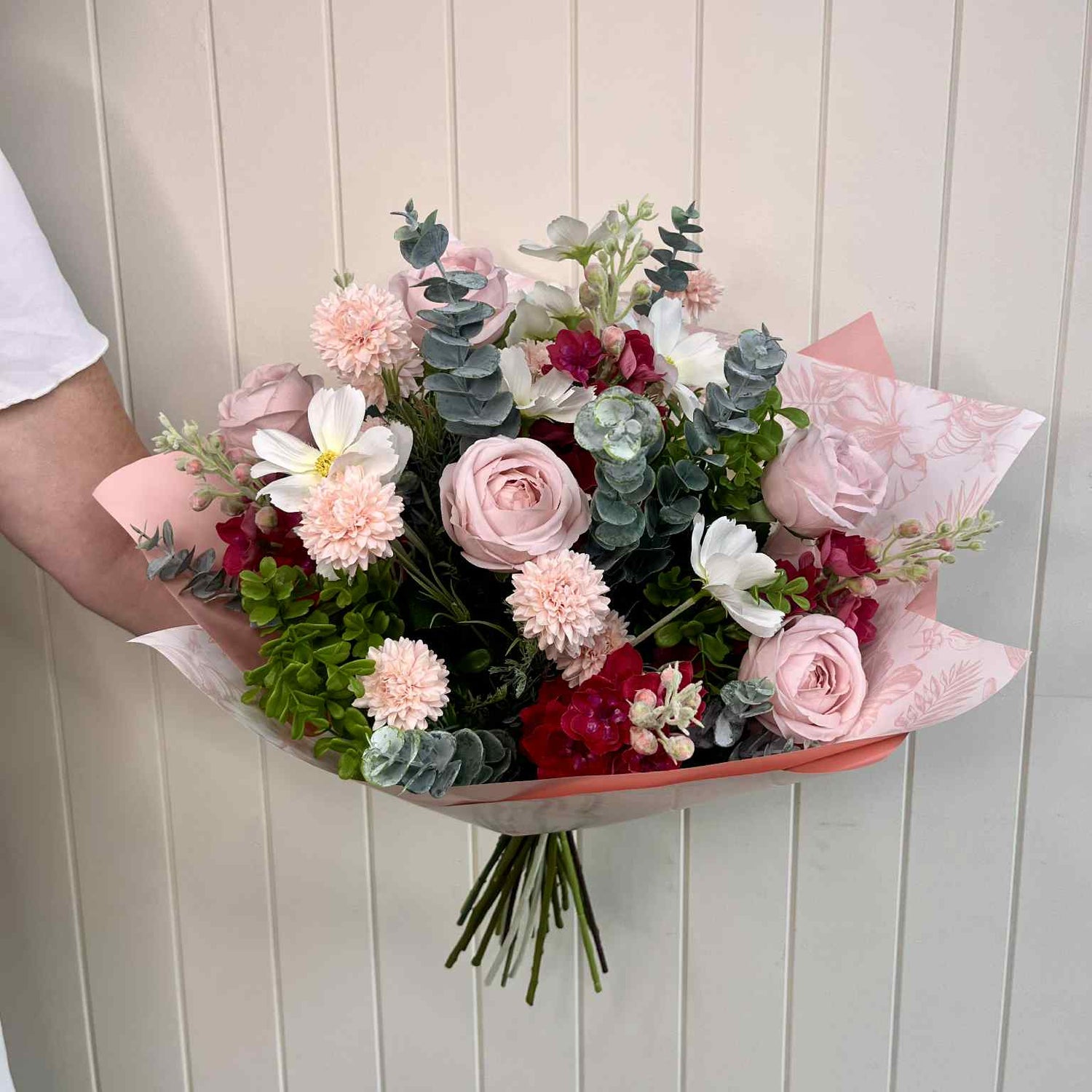 Perfectly Pink - Gorgeous Pink Artificial Flower Arrangement