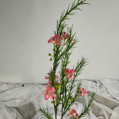 Pink Geraldton Wax Spray Silk – Realistic Artificial Flowers