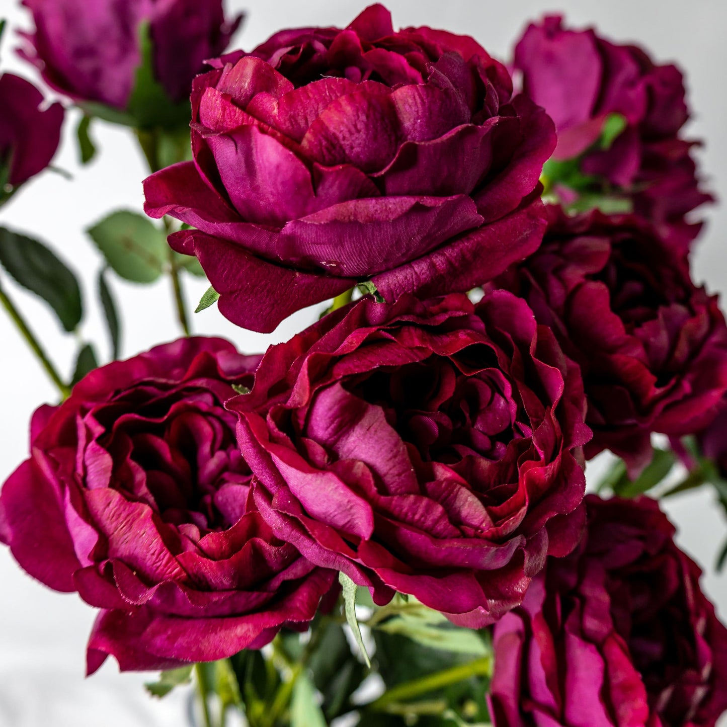 artificial cranberry david Austin roses