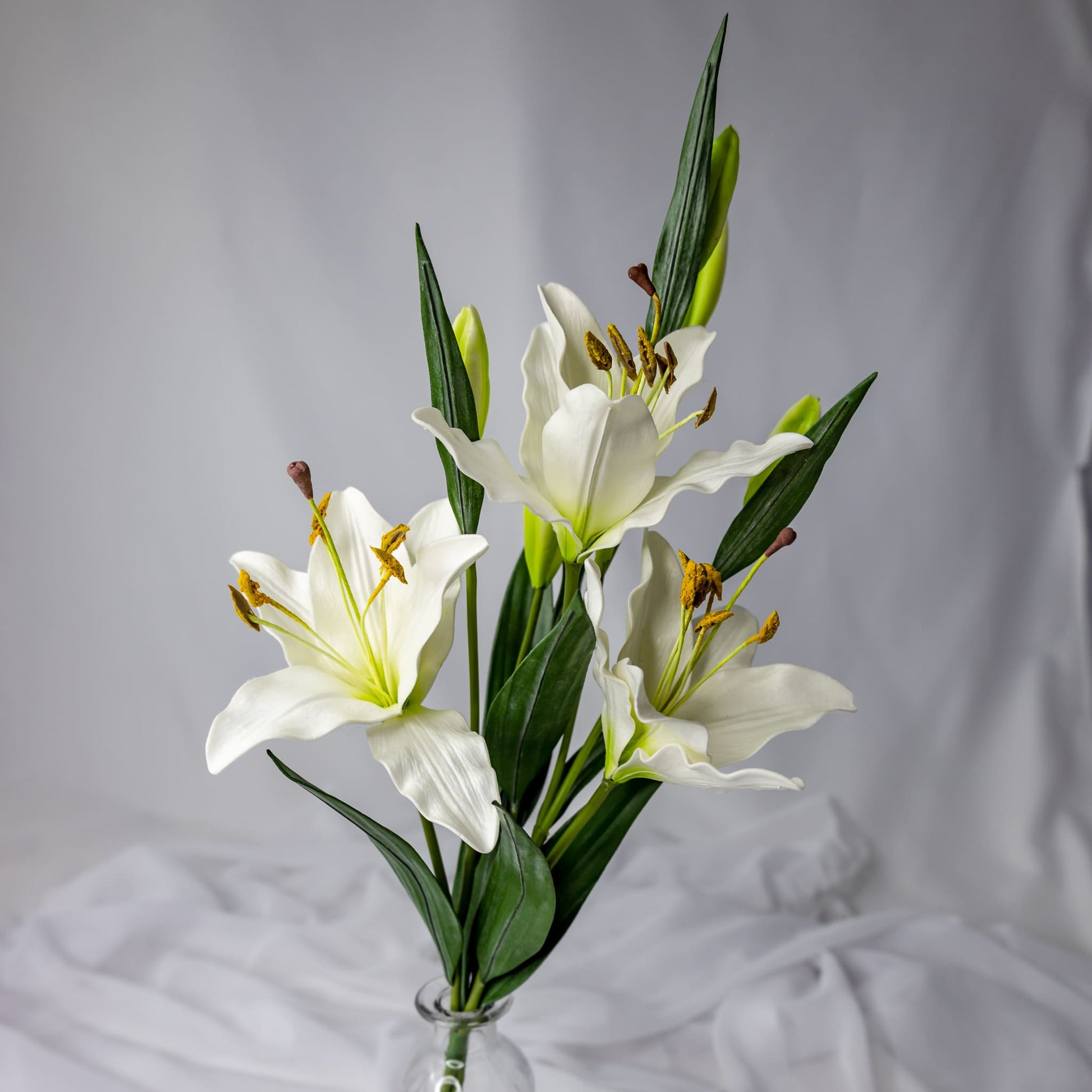 artificial asiatic lilies White Asiatic Lily Stem