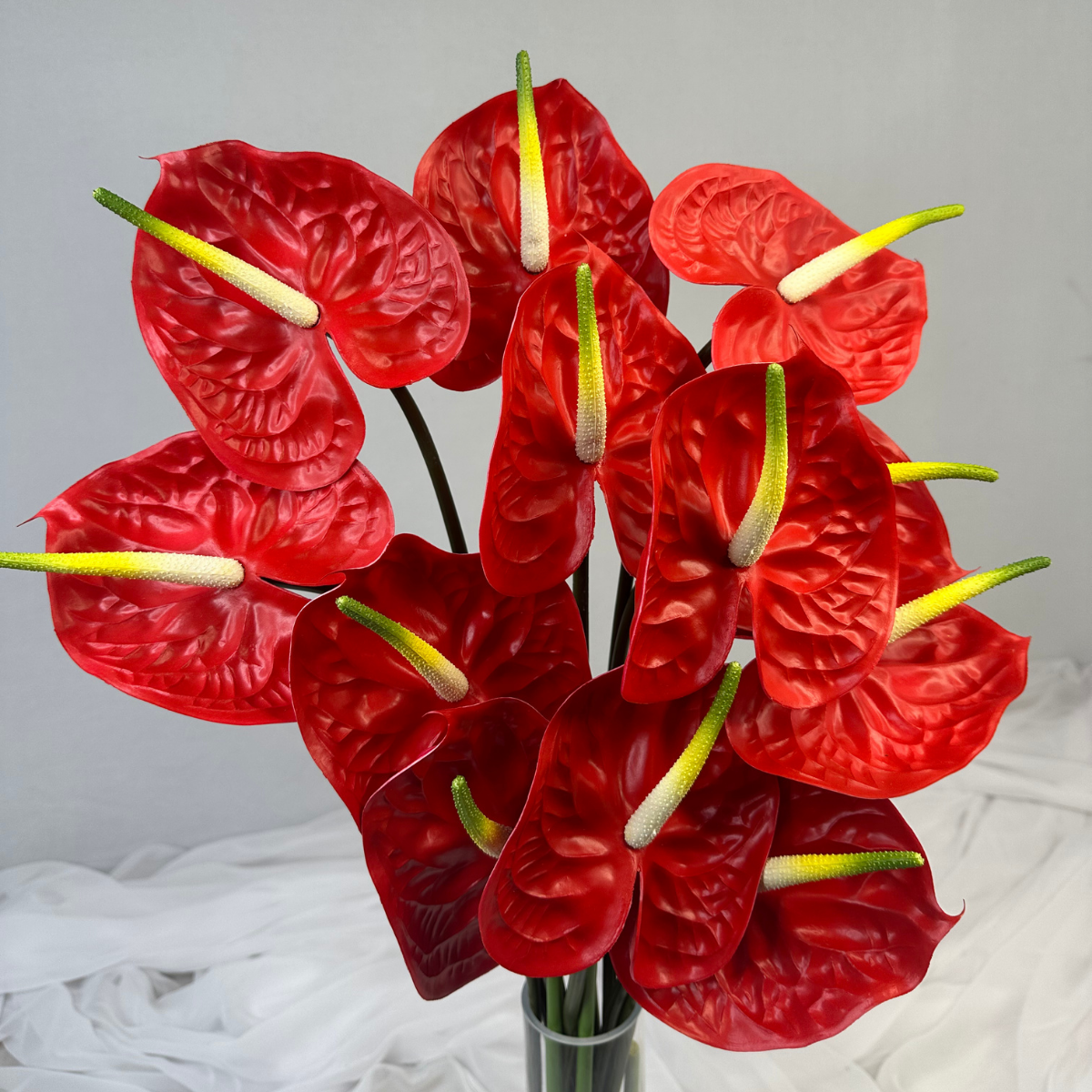 Red Anthurium - Real Touch