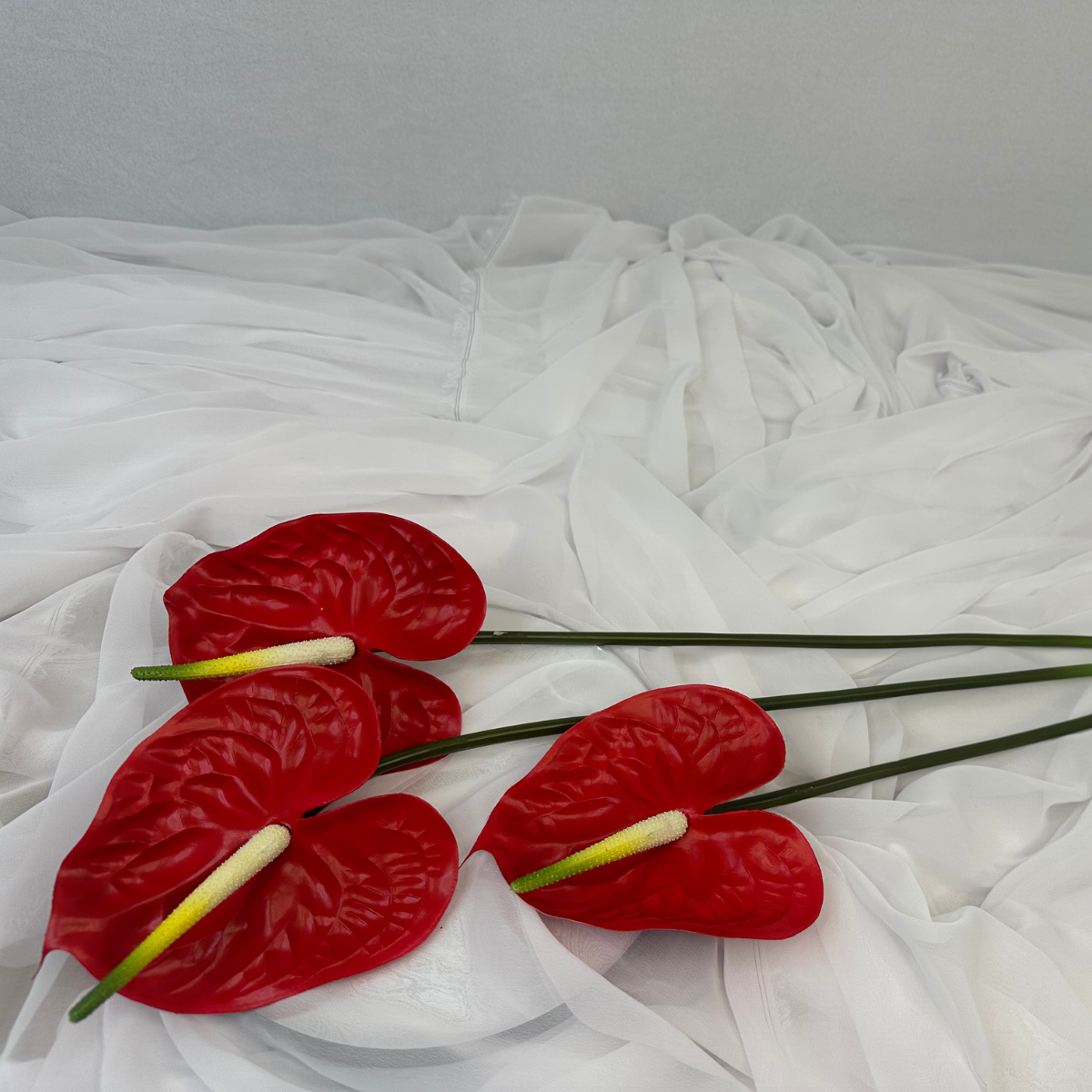 Red Anthurium - Real Touch
