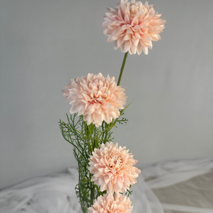 Soft Pink Chrysanthemum Spray – Realistic Artificial Flowers