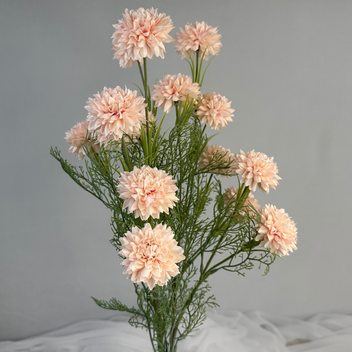 Soft Pink Chrysanthemum Spray – Realistic Artificial Flowers