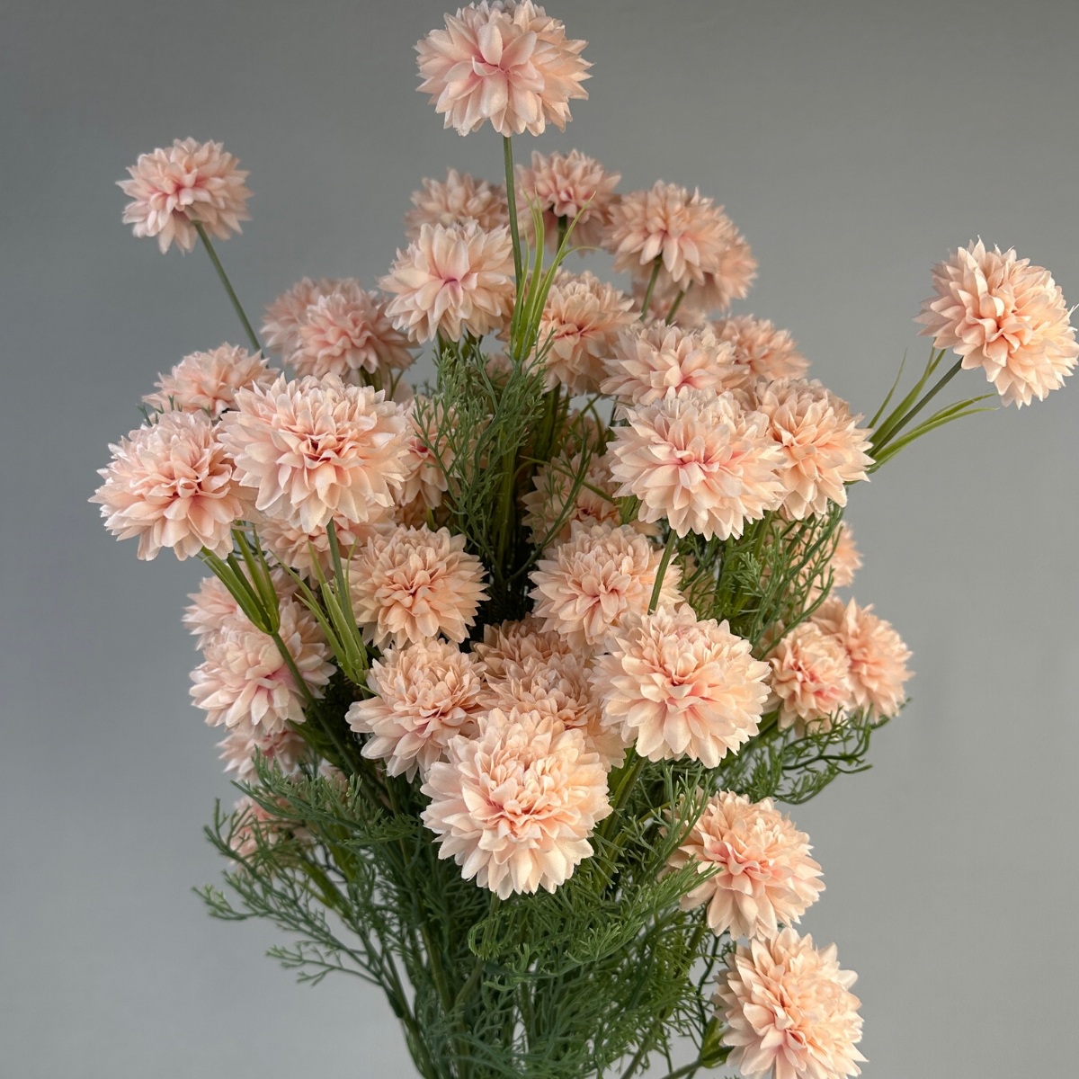 Soft Pink Chrysanthemum Spray – Realistic Artificial Flowers