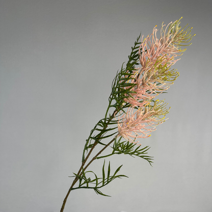 Grevillea Flower Spray Pale Pink - Realistic Artificial Flowers