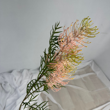 Grevillea Flower Spray Pale Pink - Realistic Artificial Flowers