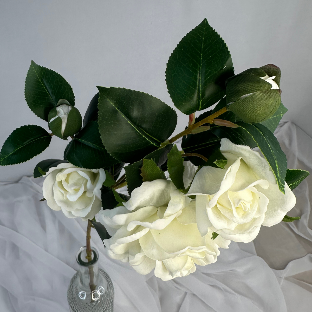 Camelia Spray - Realistic Artificial Flowers