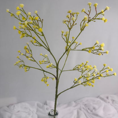 Baby's Breath Yellow (Gypsophila) - Realistic Artificial Flowers