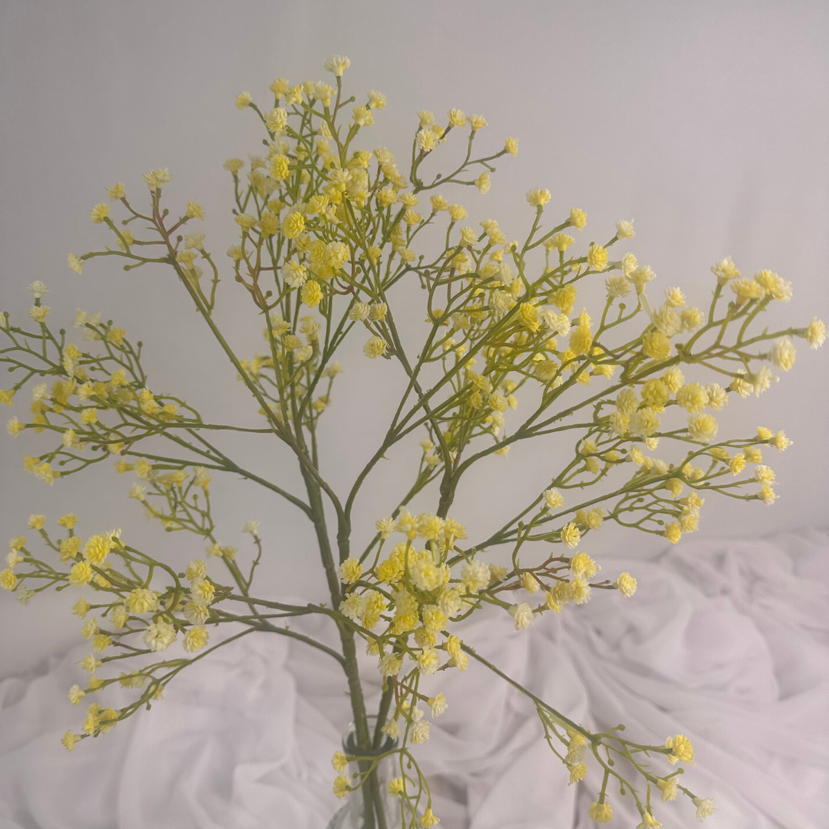 Baby's Breath Yellow (Gypsophila) - Realistic Artificial Flowers